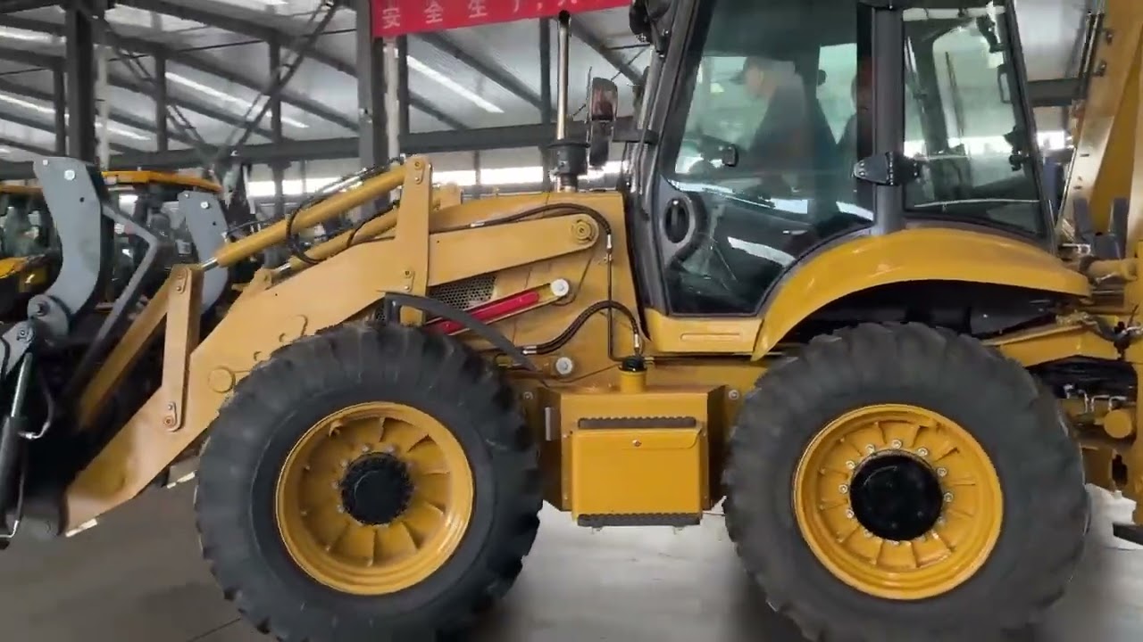 backhoe loader in the factory#backhoeloader #excavator