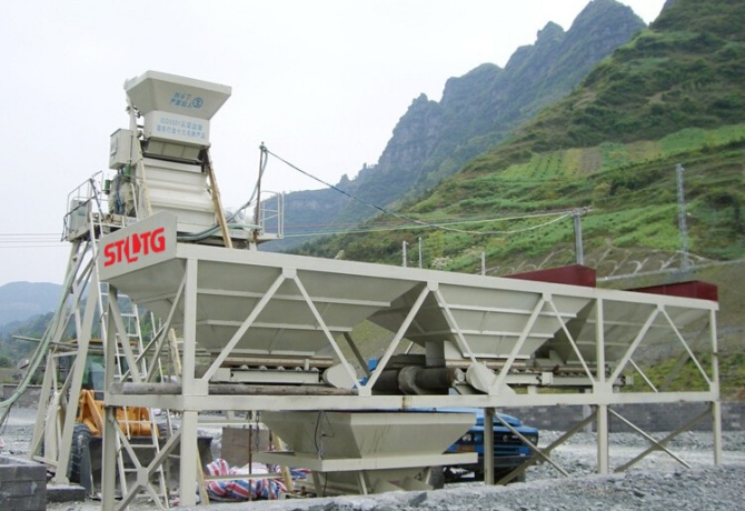 concrete plant on site 3