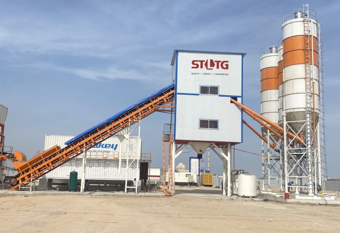 concrete plant on site 4